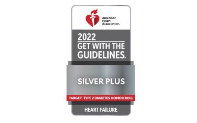 North Vista Hospital receives Get With the Guidelines-Heart Failure Silver Plus with Type 2 Diabetes Honor Roll Recognition