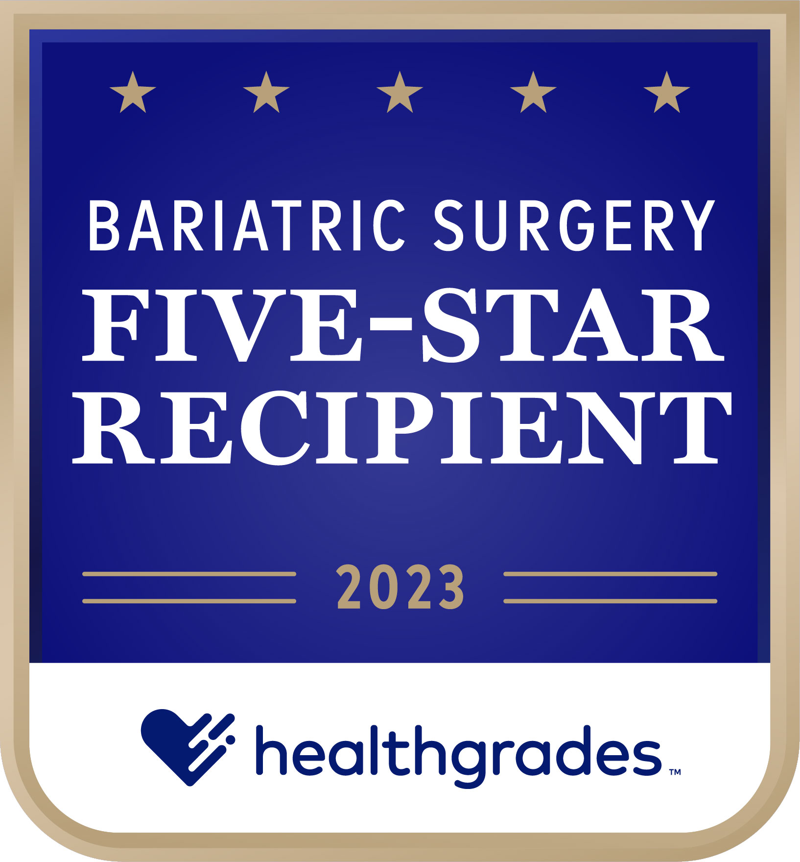 Bariatric Five star recipient