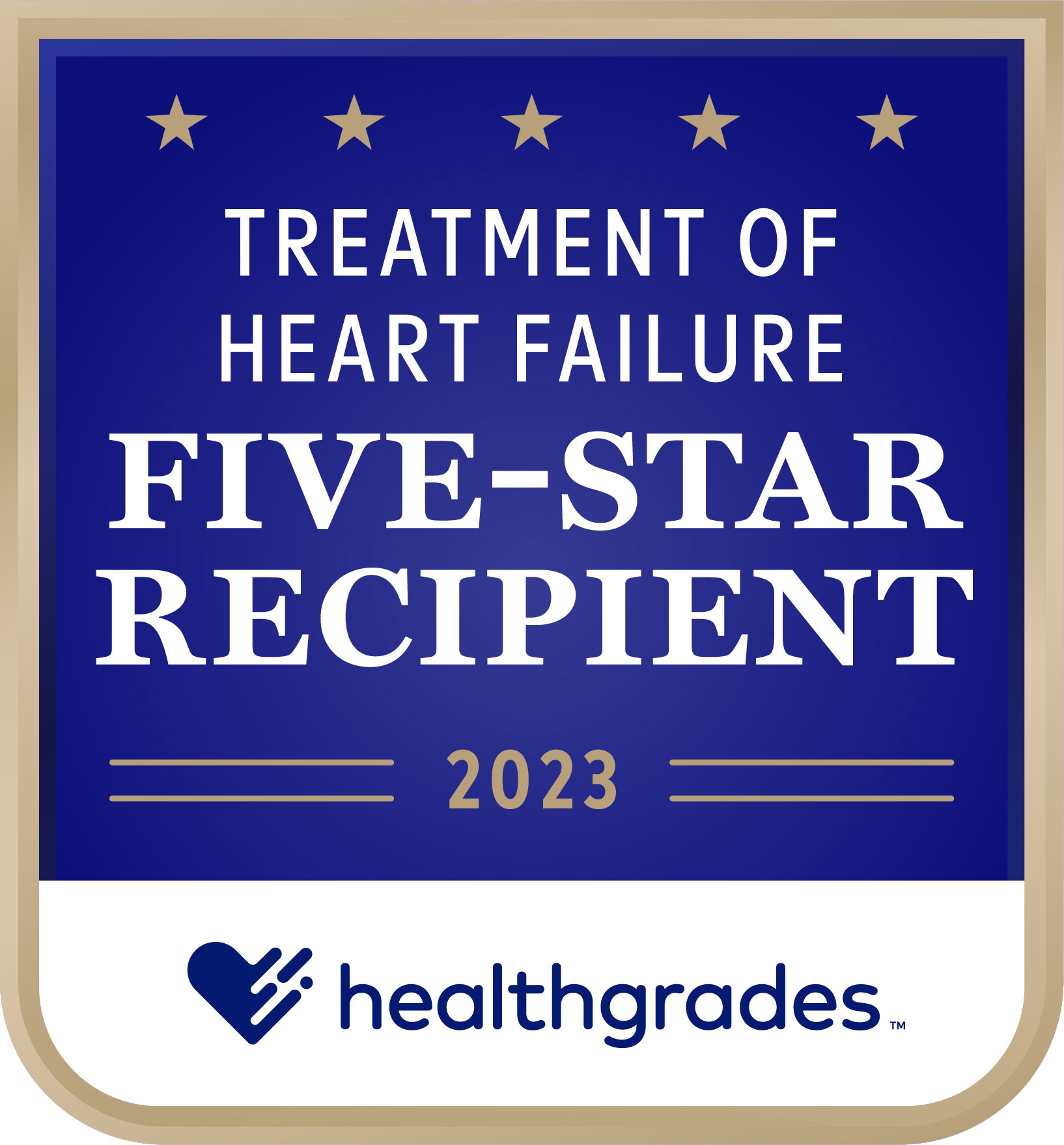 Treatment of Heart failure five star recipient