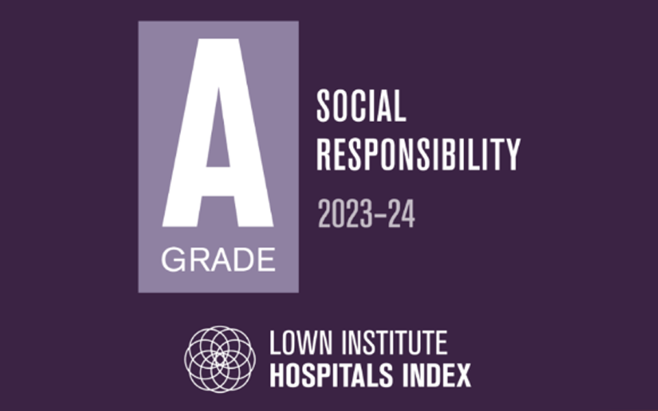North Vista Hospital received “A” grade on the 2023-24 Lown Institute Hospitals Index